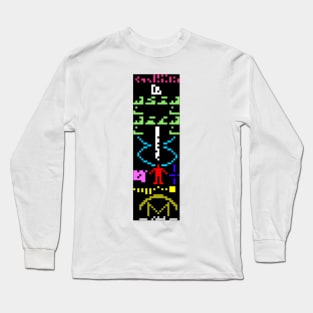 Arecibo message, computer artwork (C003/6078) Long Sleeve T-Shirt